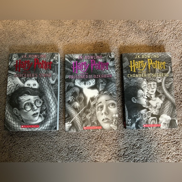Harry Potter Paperback Trio - Picture 1 of 1